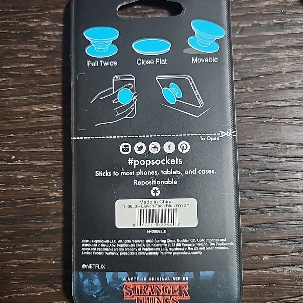 Stranger Things PopSocket Phone Grip & Stand - Picture 2 of 2